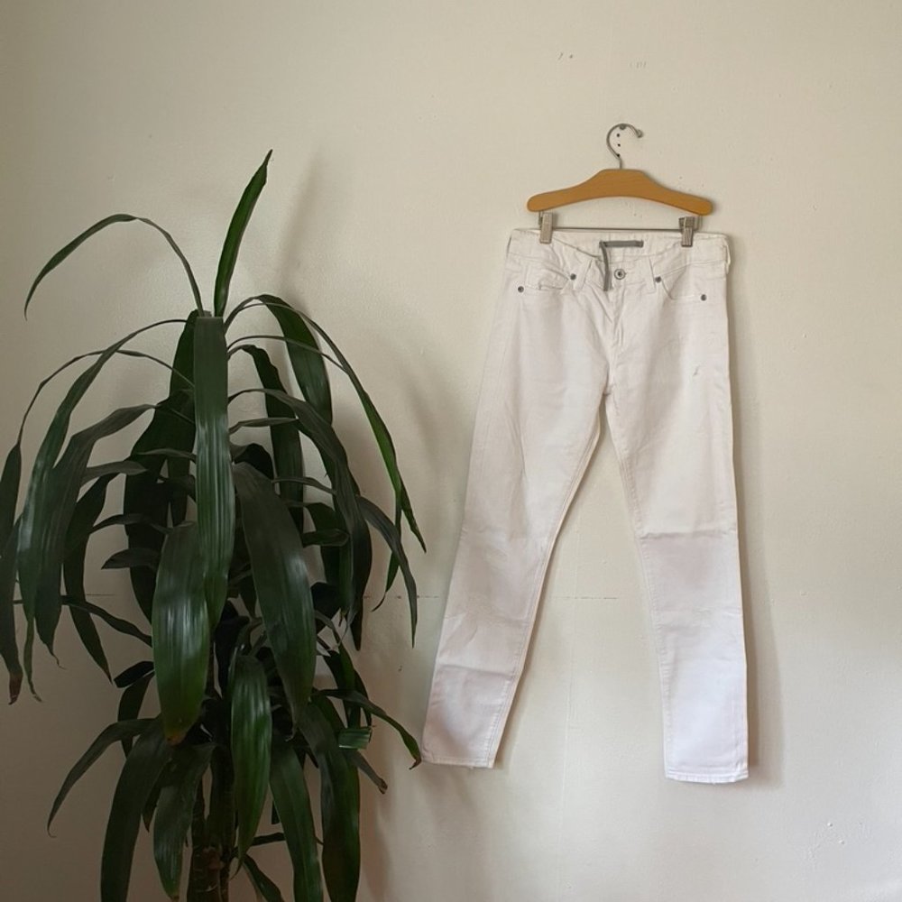 Vince White Low Waisted Jeans